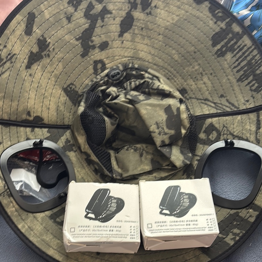 Camouflage Wide Brim Hat